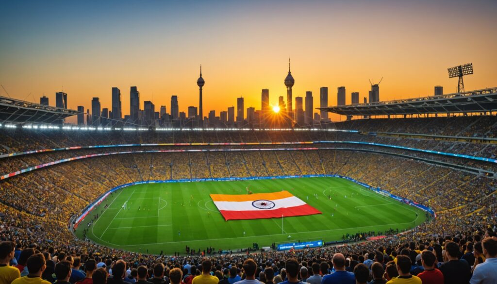 Stade de football international lors de la Coupe du Monde 2026