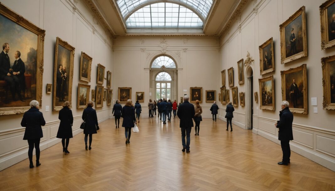Rentrée culturelle à Paris : les grandes expositions à ne pas manquer cet automne Galerie d'un grand musée parisien avec des tableaux impressionnistes et une lumière d'automne
