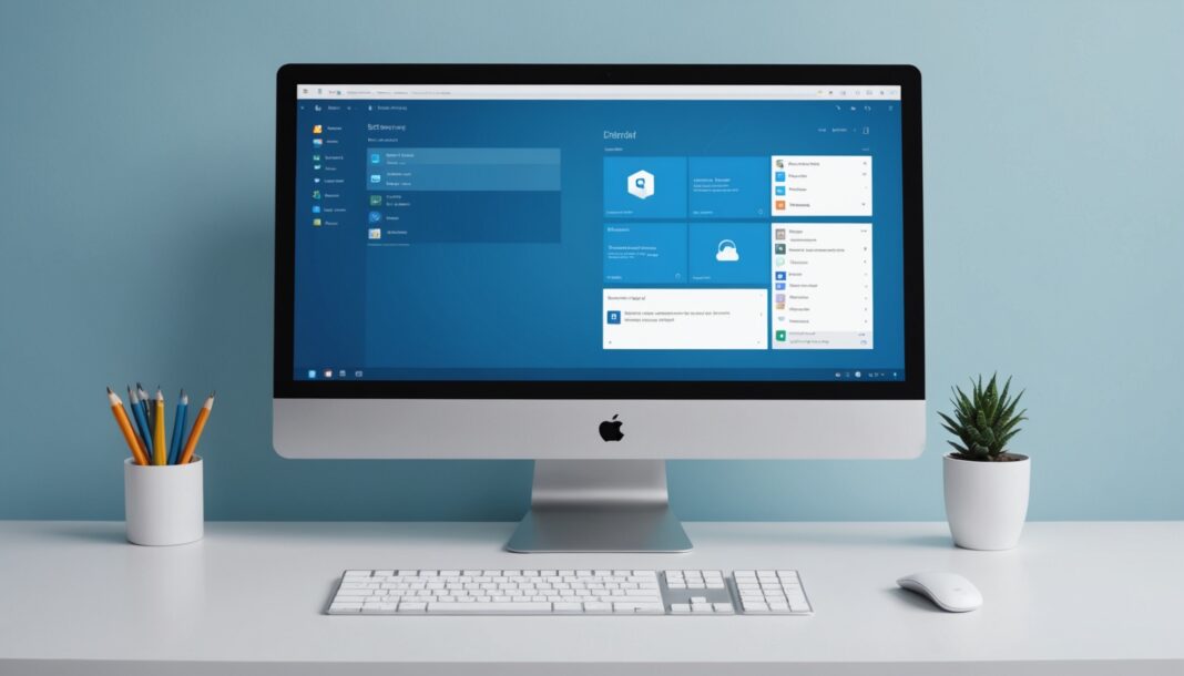 Windows 11 : la prochaine mise à jour rend enfin la barre des tâches et le menu Démarrer personnalisables Illustration d'un bureau Windows 11 moderne avec barre des tâches personnalisable